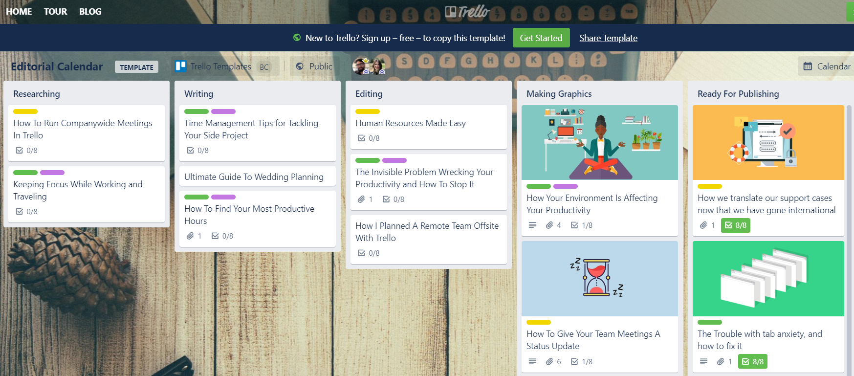 Editorial-Calendar-Trello